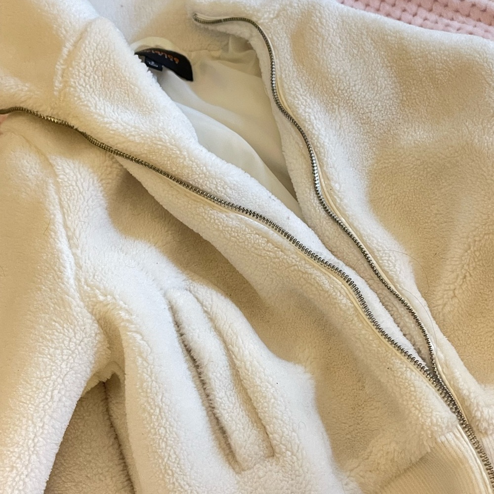 POLAR BEAR FASHIONNOVA ZIP UP JACKET 🐻‍❄️